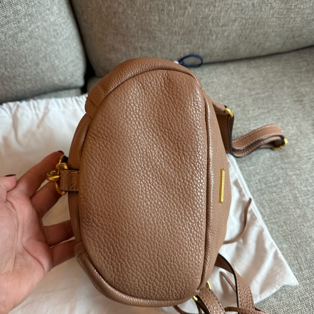 Rebecca Minkoff Julia Tan Leather Backpack - Picture 4 of 5